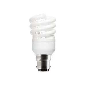 Image of Tungsram 12W T2 Heliax B22d Fluo Bulb Bayonet 715lm EEC A ExtWrmWht