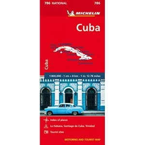 image of Cuba - Michelin National Map 786 Sheet map, folded 2013