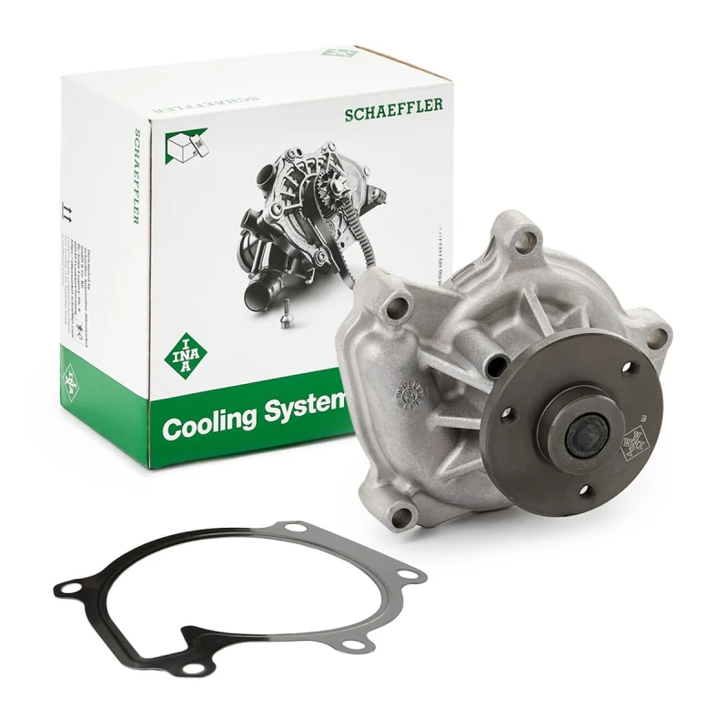Image of INA 538 0557 10 Water pump without belt pulley, for V-ribbed belt use Water Pump (1260)