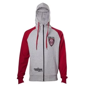 Image of Marvel Comics - Drax Mens Medium Hoodie - Grey/Red