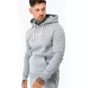 Image of Hype Scribble Logo Mens Pullover Hoodie - Grey