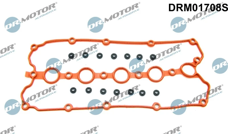 Image of DR.MOTOR AUTOMOTIVE Gasket Set, cylinder head cover DR.MOTOR AUTOMOTIVE DRM01708S