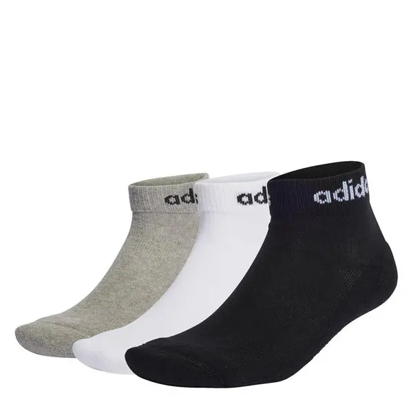 Image of adidas LIN ANKLE 3P Trainer Socks 2 - 3.5 Multi 41186499030