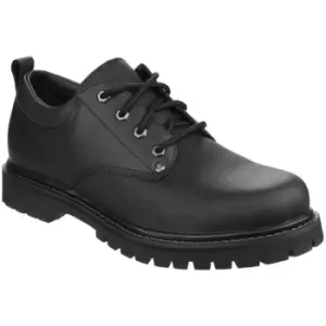 Image of Skechers Mens Tom Cats Lace Up Padded Thick Leather Oxford Shoes UK Size 10 (EU 45, US 11)