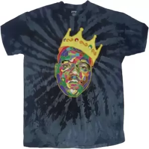 Image of Biggie Smalls - Crown Unisex XX-Large T-Shirt - Blue