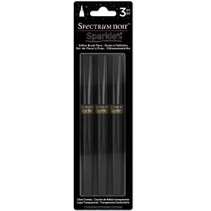 image of Spectrum Noir Sparkle Pen Set Clear Overlay Pack of 3