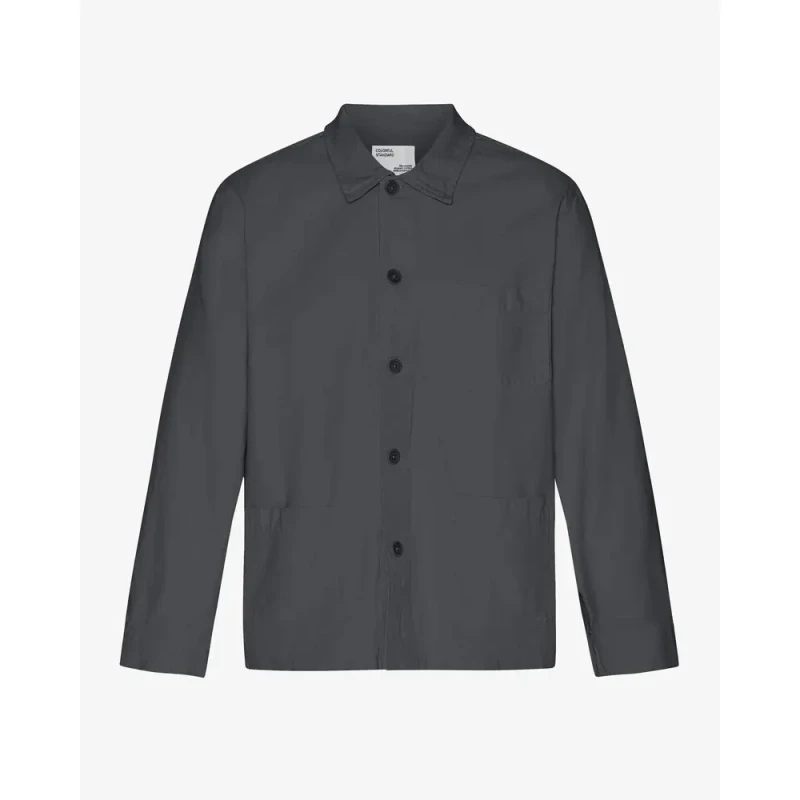 Image of Colorful Standard Overshirt Colorful Standard Lava Grey Gris Unisex S