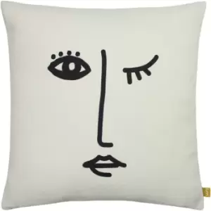 Image of Features 100% Recycled Cushion White