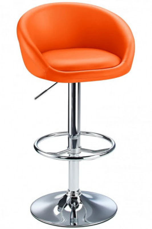 Image of netfurniture Half Moon Adjustable Breakfast Bar Stool - Black Black