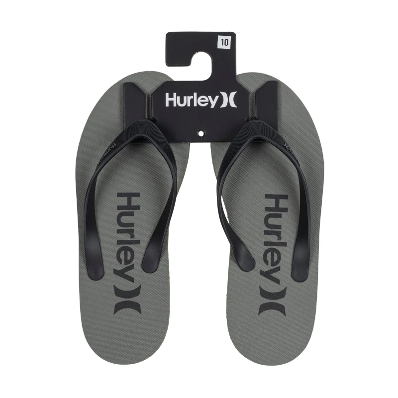 Image of Hurley 1 Pack Flip Flops Mens Flip Flops 7 (41) Grey 22233902270