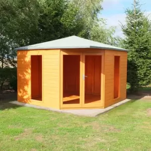 image of Shire - Larkspur 10' x 10' Double Door with Two Fixed Windows Summerhouse