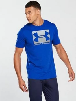 Image of Urban Armor Gear Boxed Logo Sportstyle T shirt Royal Blue Size 2XL Men
