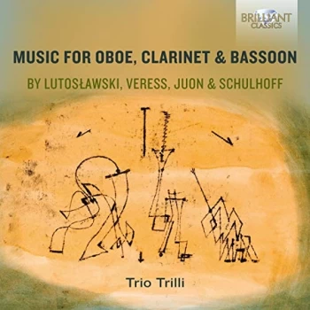 image of Trio Trilli - Music for Oboe, Clarinet & Bassoon By Lutoslawski, Veress... CD