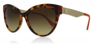 image of Versace VE4338 Sunglasses Havana/Orange 524413 57mm