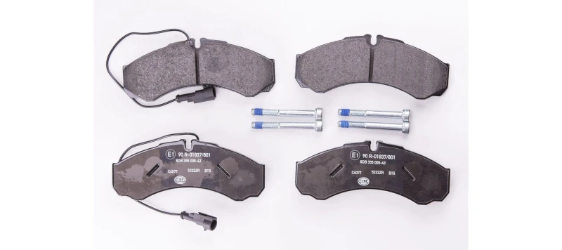 Image of HELLA Brake pad set HELLA 8DB 355 005-431