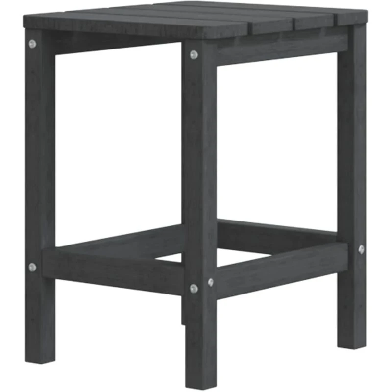 Image of VIDAXL Garden Adirondack Table Anthracite 38x38x46cm hdpe Vidaxl 8720286816622
