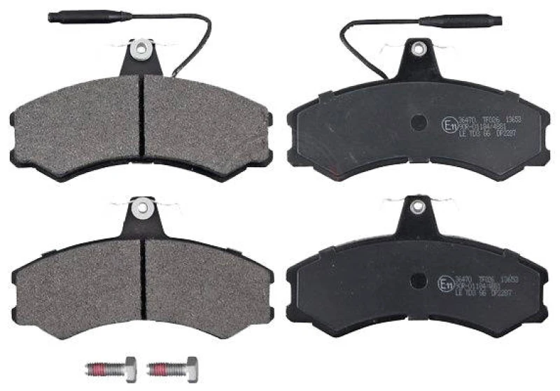 Image of A.B.S. 36470 Brake pad set with integrated wear sensor Brake Pad Set,disc brake (402)