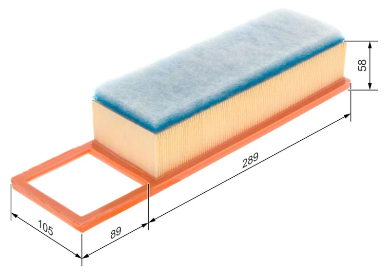 Image of Bosch F 026 400 428 Air filter Filter Insert Air Filter (8)
