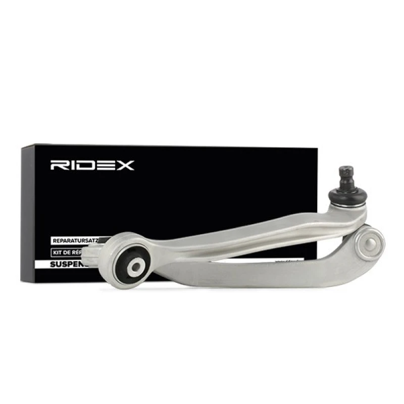 Image of RIDEX 772S0590 Control arm repair kit with rubber mount, Front Axle, Control Arm Aluminium Suspension Kit (772)