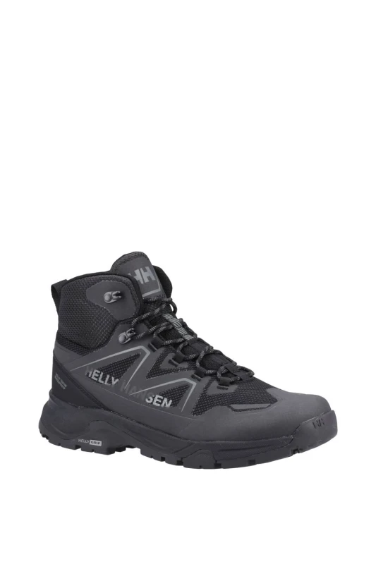 Image of Helly Hansen Helly Hansen Men Cascade Hiking Boots in Black Size: 10 Black 10 Male 7040056847610