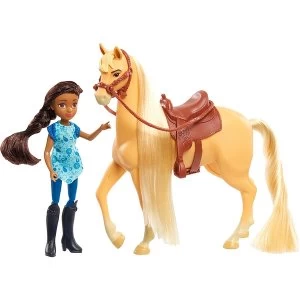 Image of Prudence and Chica Linda (Spirit) Small Doll & Classic Horse Playset