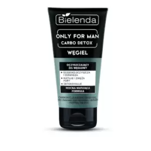 image of Bielenda Only For Men Carbo Detox Cleansing Gel 150ml