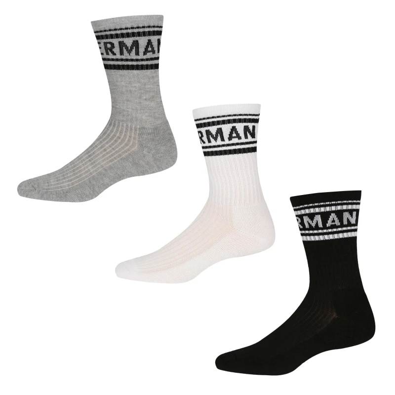Image of Ben Sherman 3 Pack Sport Socks Mens - Multi Multi 7 - 11