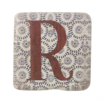 Image of Letter R Coasters By Heaven Sends