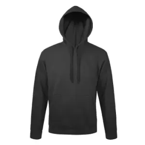 image of SOLS Snake Unisex Hooded Sweatshirt / Hoodie (L) (Dark Grey)