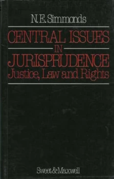 Image of Central Issues in Jurisprudence by N.E Simmonds Book