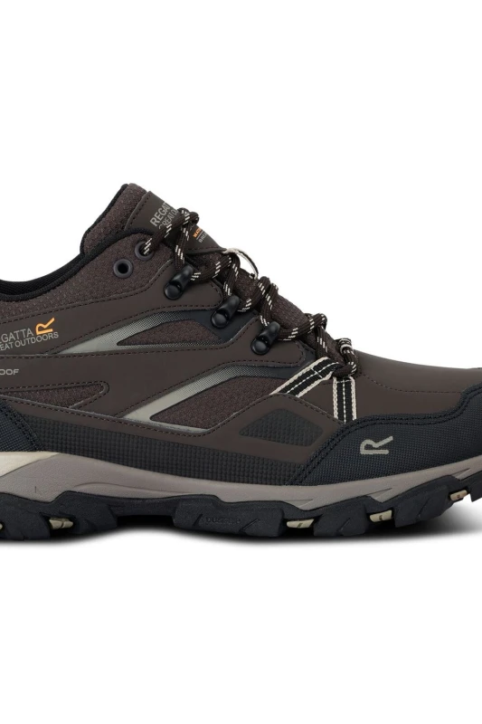Image of Regatta Regatta Men Holcombe 3 Low Shoe in Dark Brown Size: 6 Dark Brown 6 Male 5063516025139