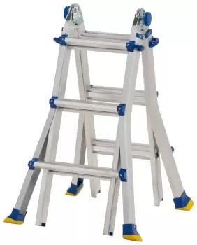 image of Werner 75063 Multi-purpose Telescopic Combination Ladder-4x3