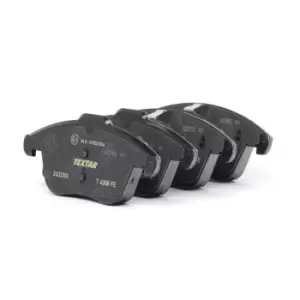 Image of TEXTAR Brake pad set Q+ 2433301 Brake pads,Brake pad set, disc brake VW,AUDI,SEAT,TIGUAN (5N_),SHARAN (7N1, 7N2),Passat (A32, A33),Q3 (8UB, 8UG)