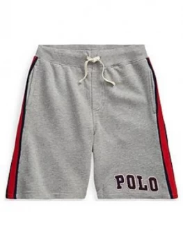 Image of Ralph Lauren Boys Polo Jersey Short - Grey, Size 8 Years, S