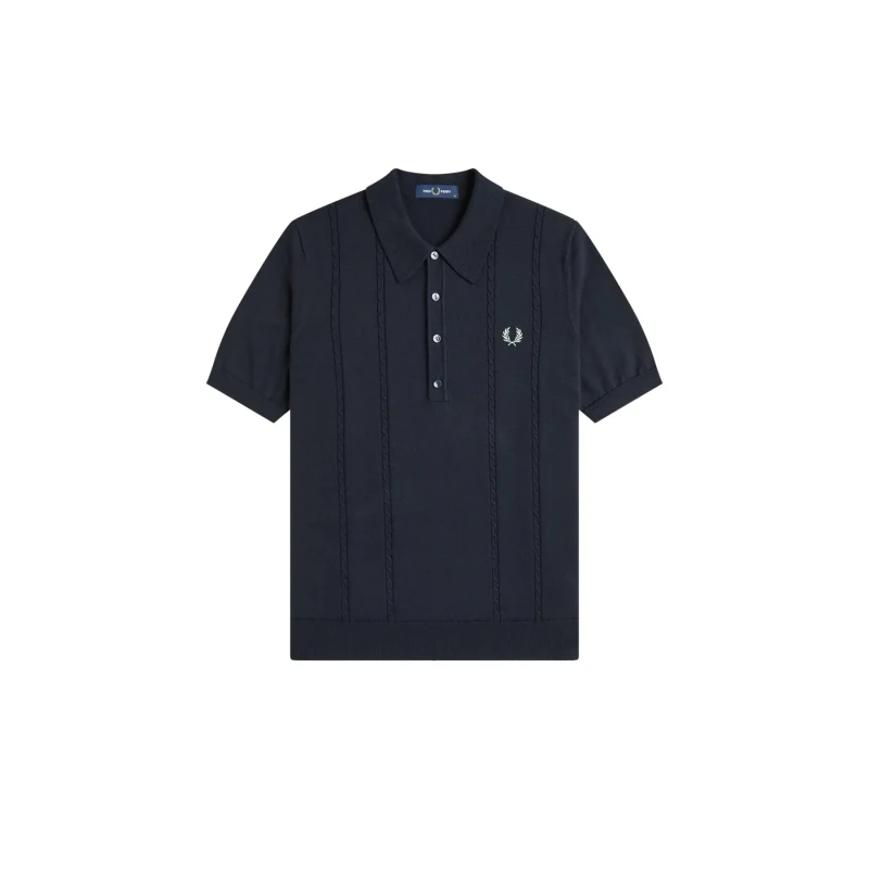 Image of Fred Perry Mesh polo shirt Fred Perry Bleu Male M