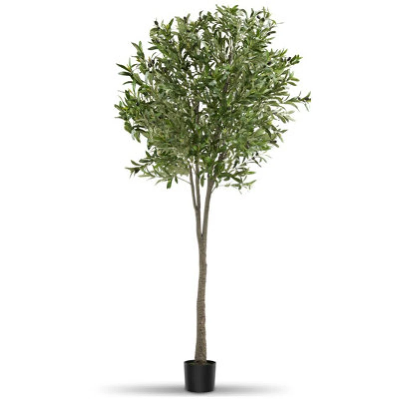 Image of Tectake Artificial Plant - Olive Tree, Realistic Look, Low-Maintenance 210 Cm
