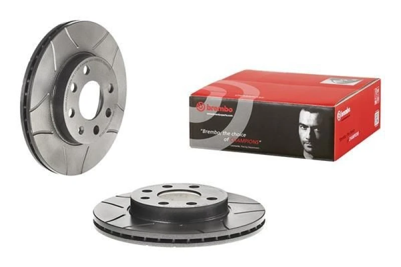 Image of BREMBO Brake disc BREMBO 09.8635.75