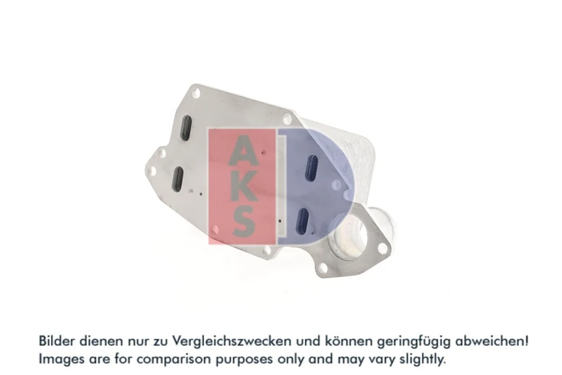 Image of AKS DASIS 186019N Oil Cooler with gaskets/seals Aluminium Oil Cooler,engine oil (469)