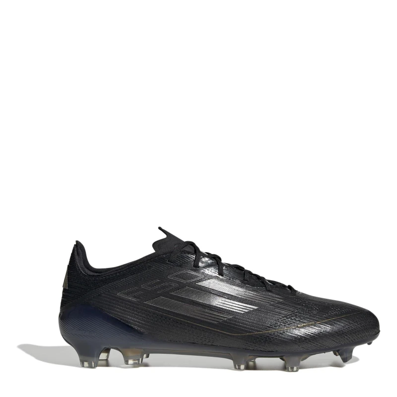 Image of adidas F50 Elite Adults Firm Ground Football Boots Black/Silver male 8.5 (42.7)