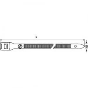 Image of Cable tie 180mm Black Heavy duty UV proof Heat resistant Hell