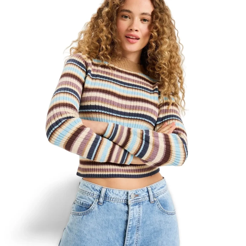 Image of Roxy Woman sweater Roxy Playa Morning Bleu Female L