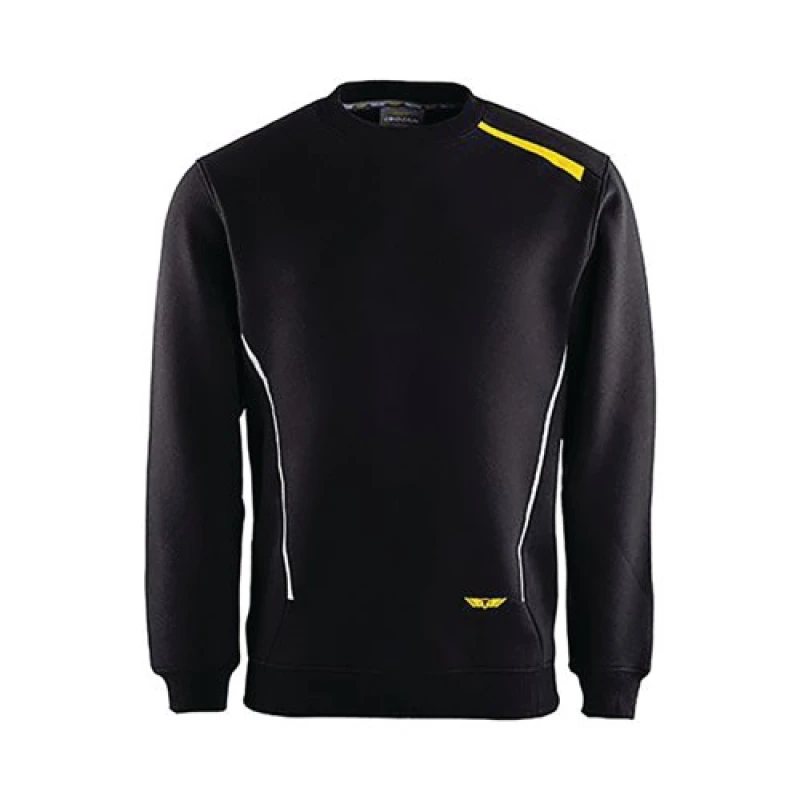 Image of Trojan Trojan Mens Black Sweatshirt S 18L4703