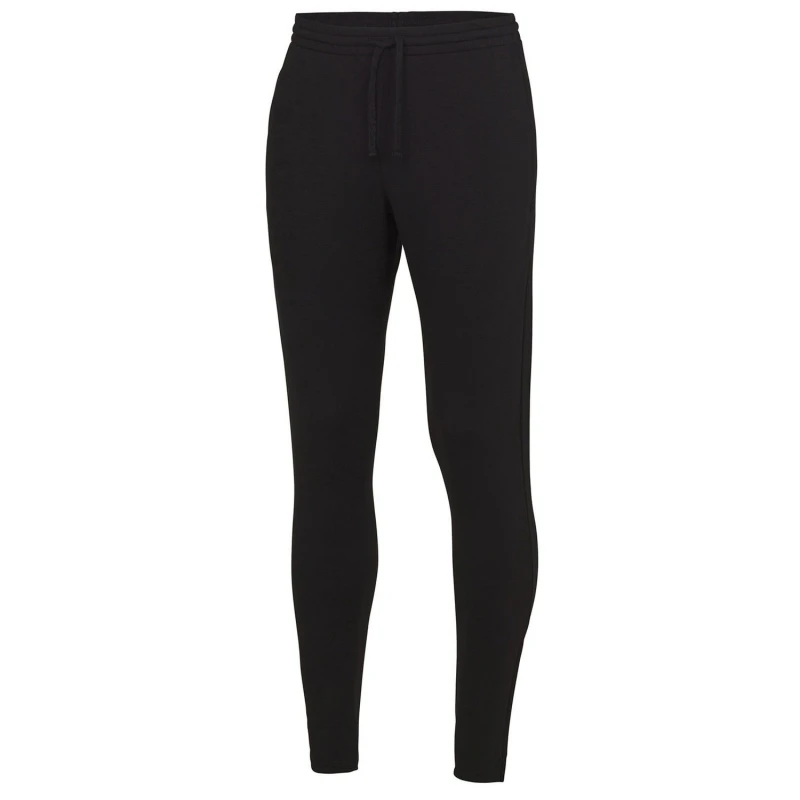 Image of Just Cool Just Cool Men Tapered Jogging Bottoms in Black Size: Small Black S Male 5063470301324