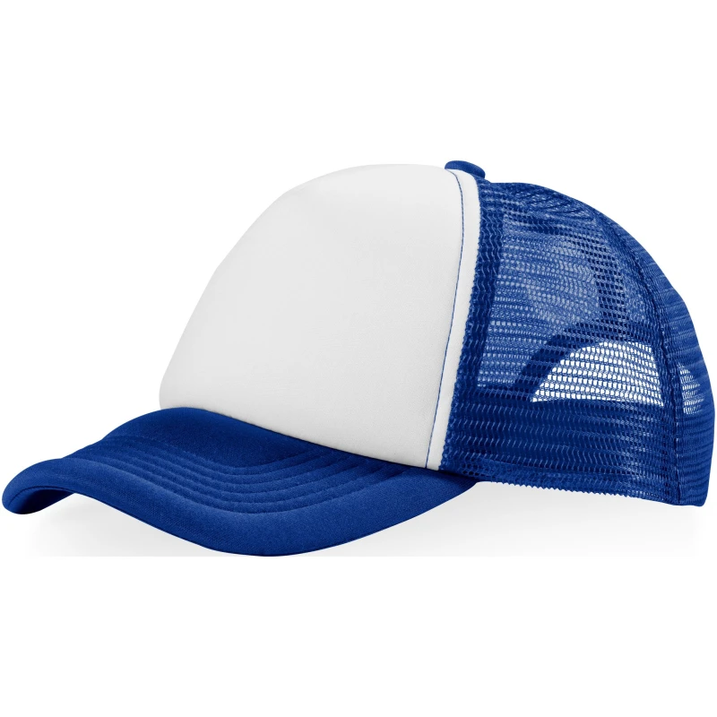 Image of Bullet Mens Trucker 5 Panel Cap Pack of 2 in Mid Blue Mid Blue Male One Size
