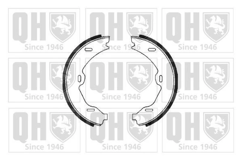 Image of QUINTON HAZELL Handbrake shoes QUINTON HAZELL BS1111