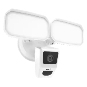 image of ESP Fort Smart Home WI-FI 1080p Security Camera with Twin Flood Lights - White - ECSPCAMFLW