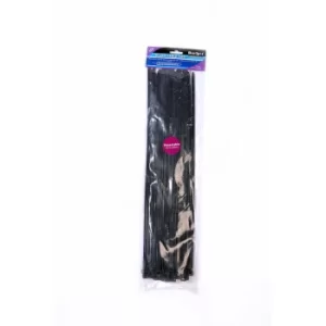 Image of BlueSpot 40056 50 Piece 7.5mm x 450mm Black Cable Ties