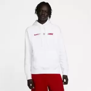 Image of Nike Sportswear Standard Issue Mens Fleece Pullover Hoodie - White