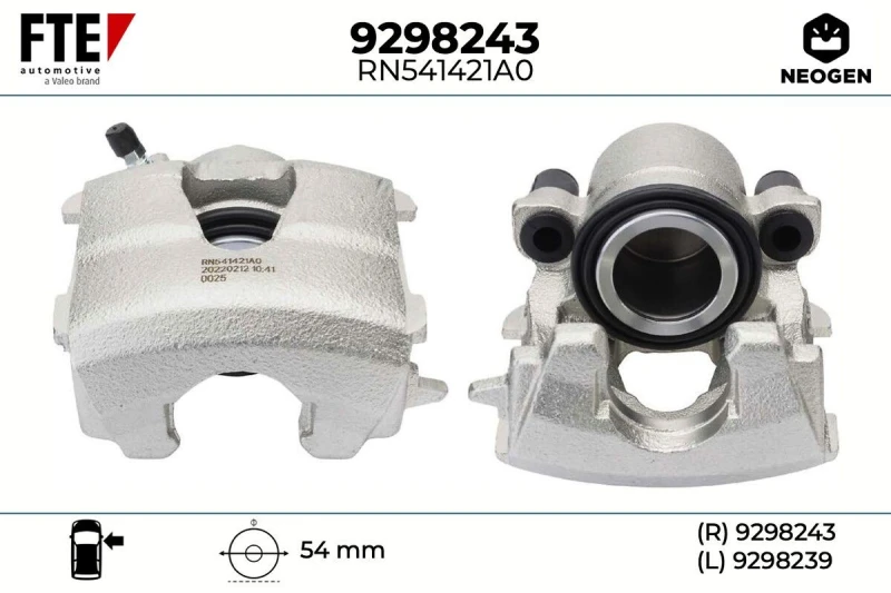 Image of Brake caliper FTE 9298243