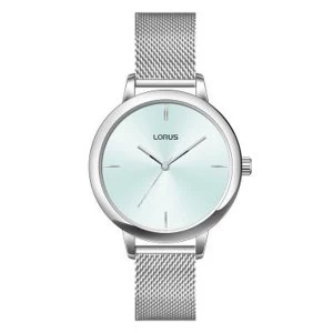 image of Lorus RG291QX9 Ladies Silver Mesh Bracelet Dress Watch